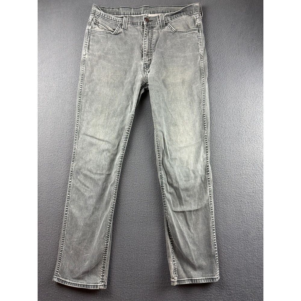 Levis 541 Jeans Men's 34x31* Gray Denim Athletic Fit Straight Stretch Tapered - Picture 1 of 13
